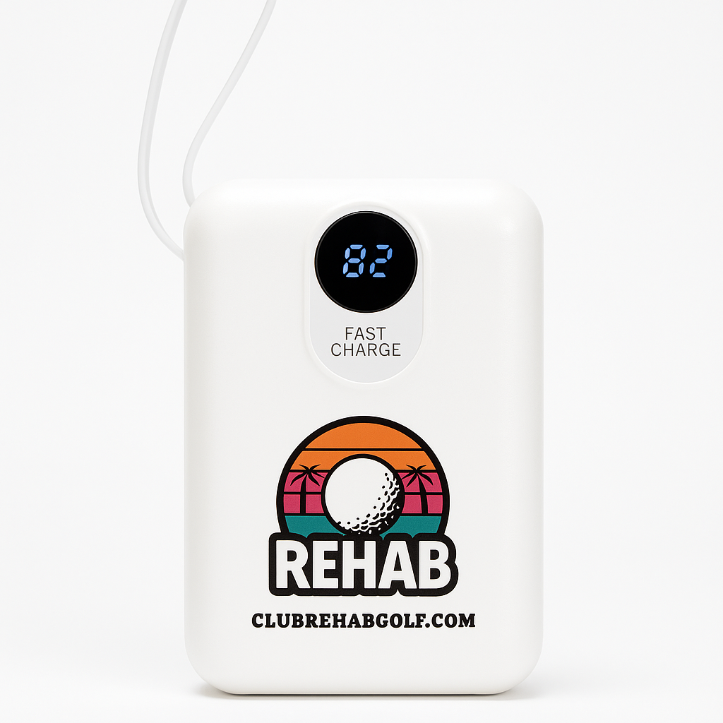 Club Rehab 22.5W / 20W Super Fast Charging Power Bank – Golf Edition
