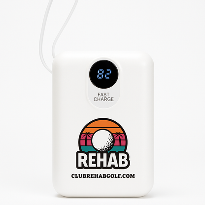 Club Rehab 22.5W / 20W Super Fast Charging Power Bank – Golf Edition