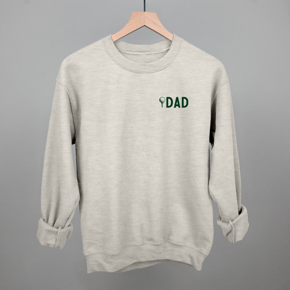 Dad (Golf ball + Tee) - Sweatshirt Oatmeal - Club Rehab