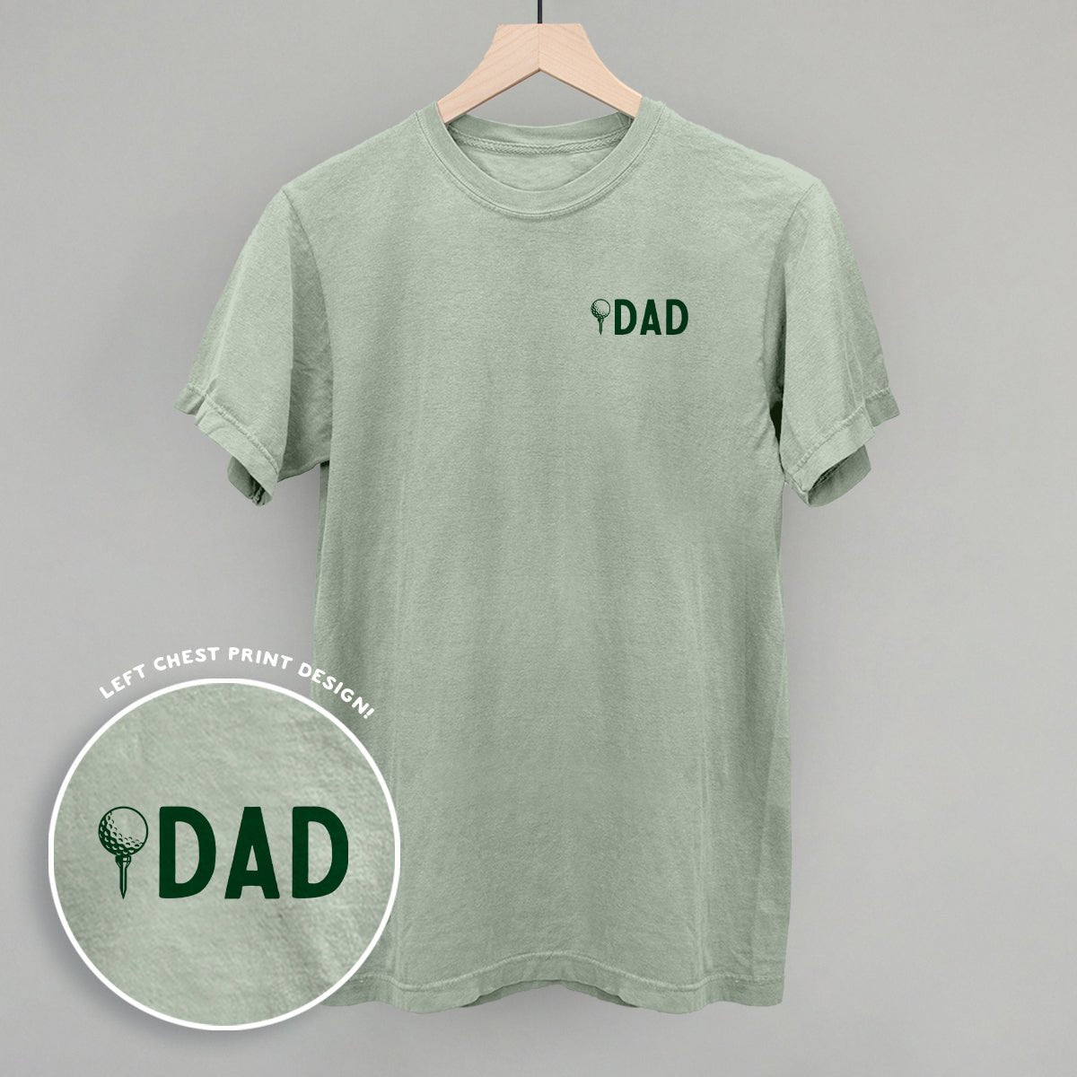 Dad (Golf ball + Tee) - Comfort Colors Tee Bay - Club Rehab