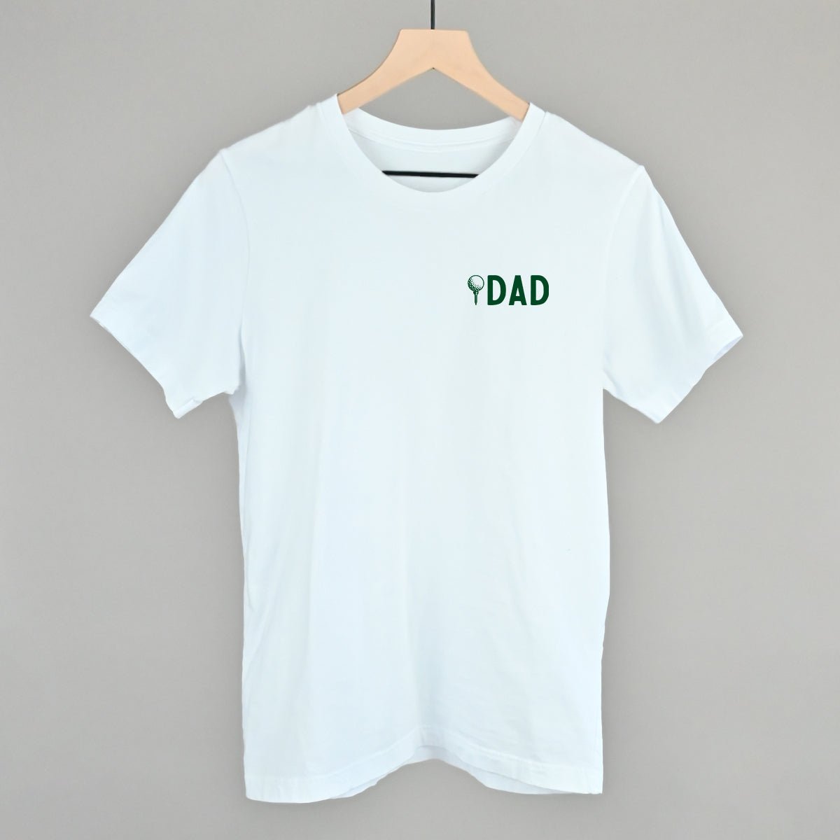 Dad (Golf ball + Tee) - Tee White - Club Rehab