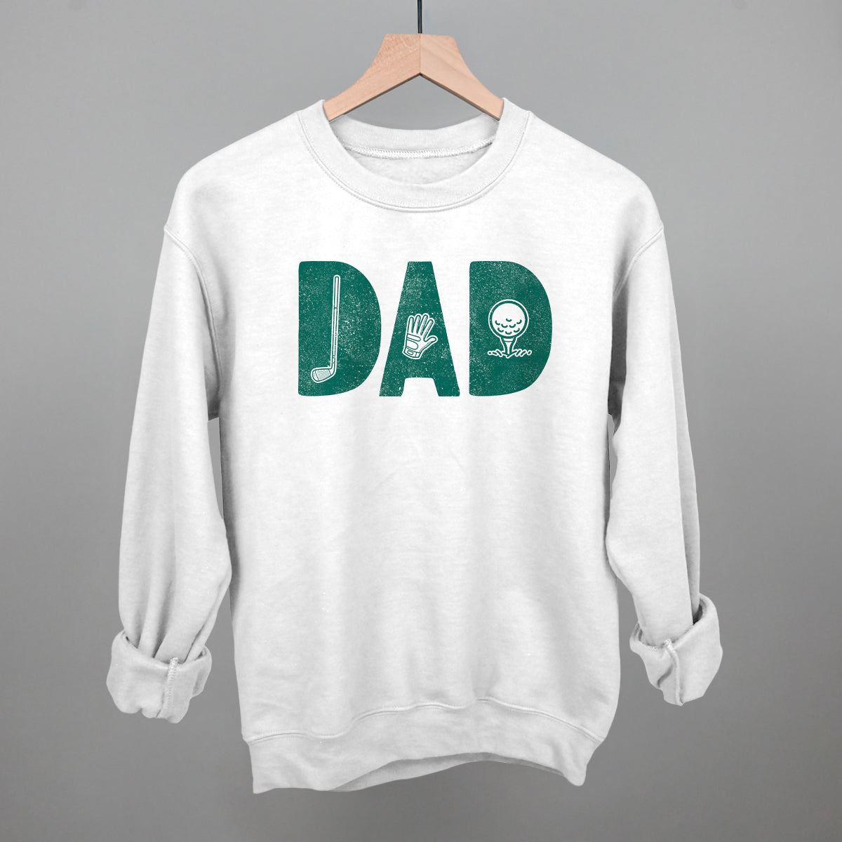 Dad Golfing Icons, White version, alternate product view 7