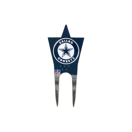 Dallas Cowboys divot tool: reverse · round marker