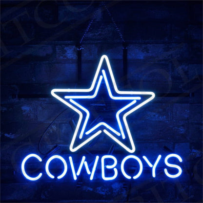 Dallas Cowboys Neon Signs Light - Club Rehab