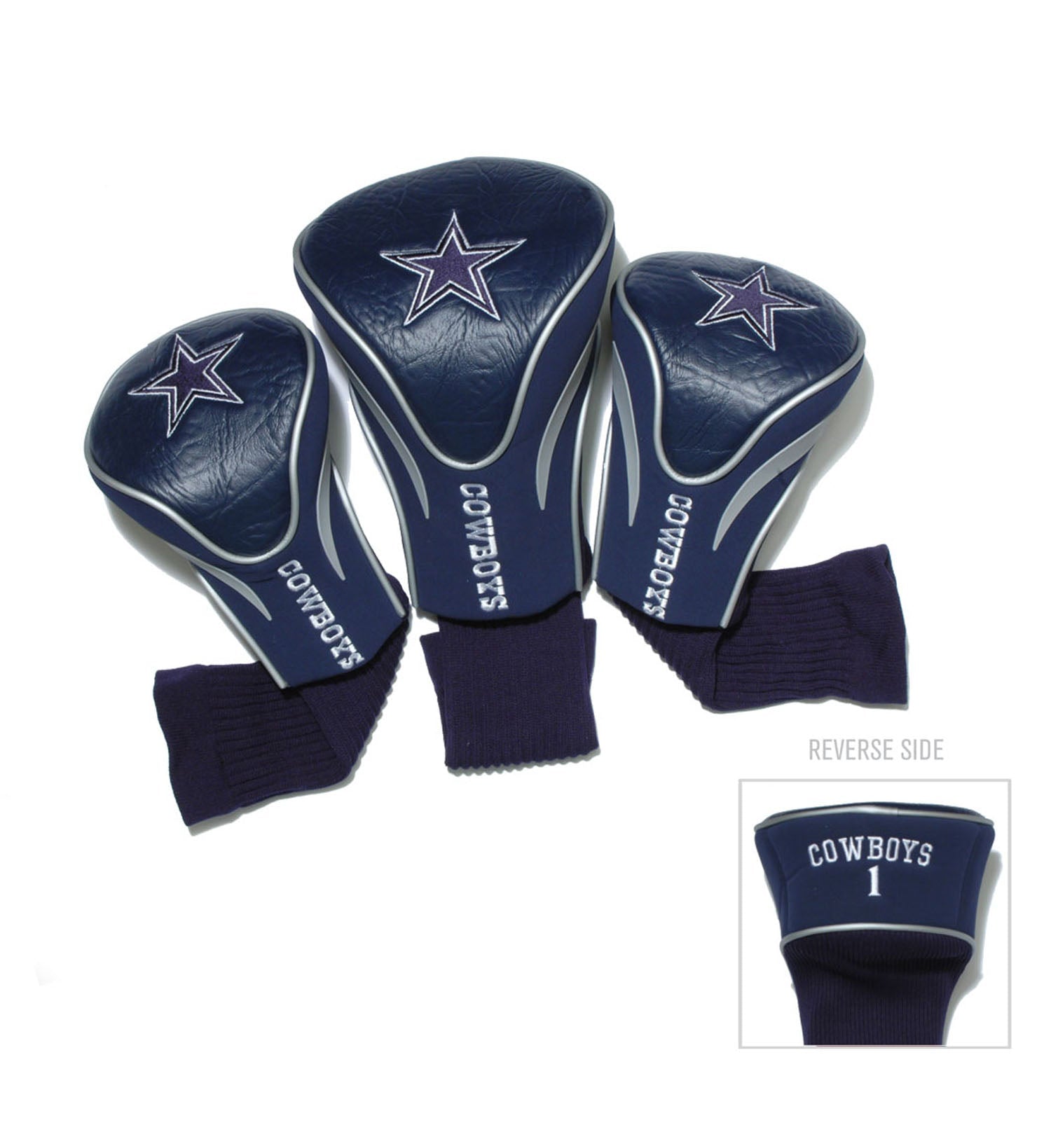 Dallas Cowboys NFL Contour 3 Pack Headcovers - Club Rehab