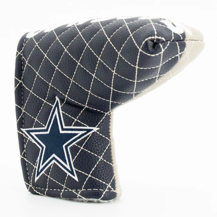Dallas Cowboys Quilted Headcovers – America’s Team Collection - Blade Putter Split - Club Rehab
