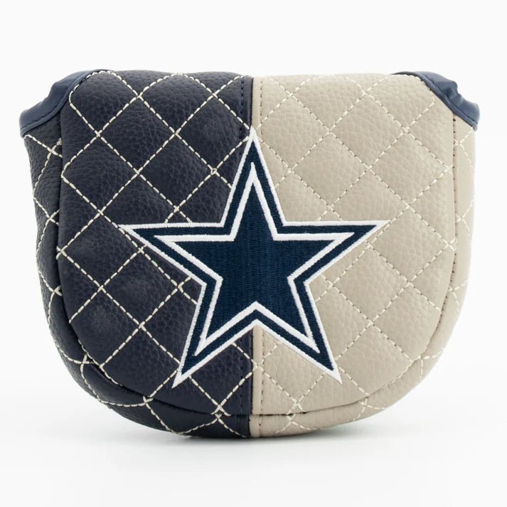 Dallas Cowboys Quilted Headcovers – America’s Team Collection - Mallet Putter Split - Club Rehab
