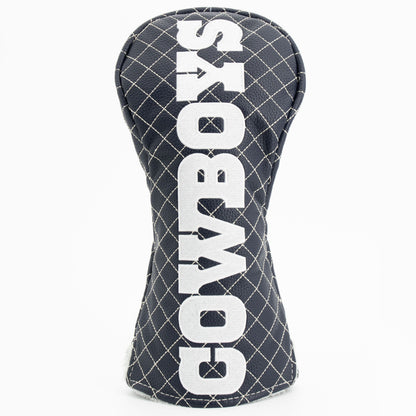 Dallas Cowboys Solid Driver quilted headcover, front view