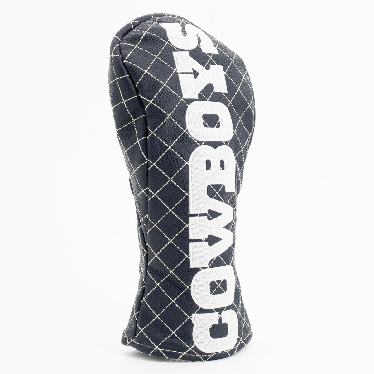 Dallas Cowboys Solid Fairway quilted headcover, angled view