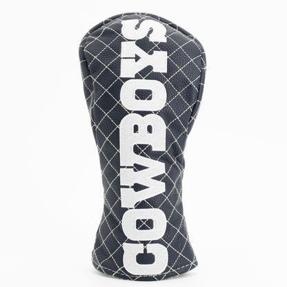 Dallas Cowboys Solid Fairway quilted headcover, front view