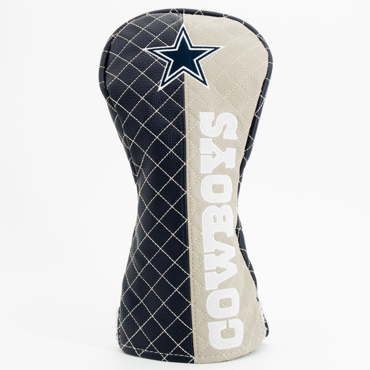Dallas Cowboys Split Driver quilted headcover, front view