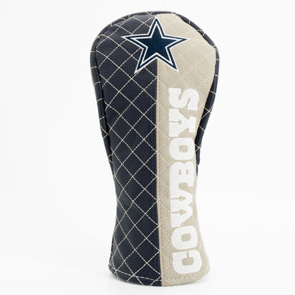 Dallas Cowboys Split Fairway quilted headcover, front view