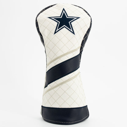 Dallas Cowboys Striped Driver quilted headcover, front view
