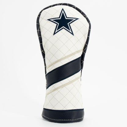 Dallas Cowboys Striped Fairway quilted headcover, front view