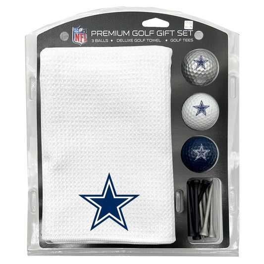 Dallas Cowboys White Microfiber Towel Golf Gift Set - Club Rehab