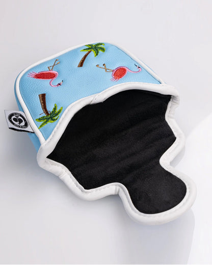 Dancing Flamingos - Mallet Putter Cover - Club Rehab