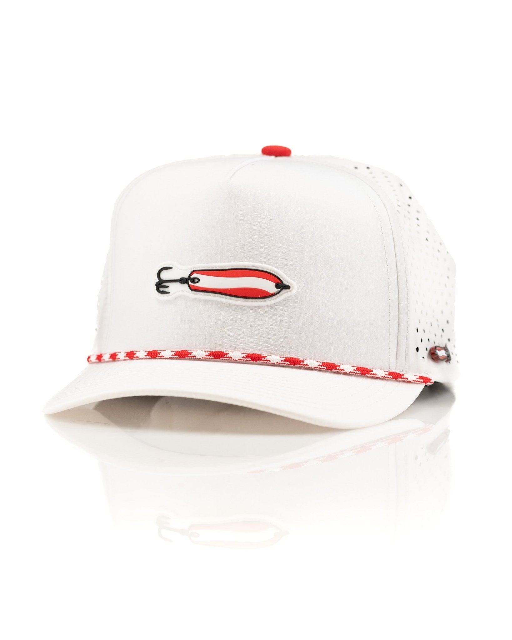 Dare Devil Spoon White - Perforated Rope Hat - Club Rehab