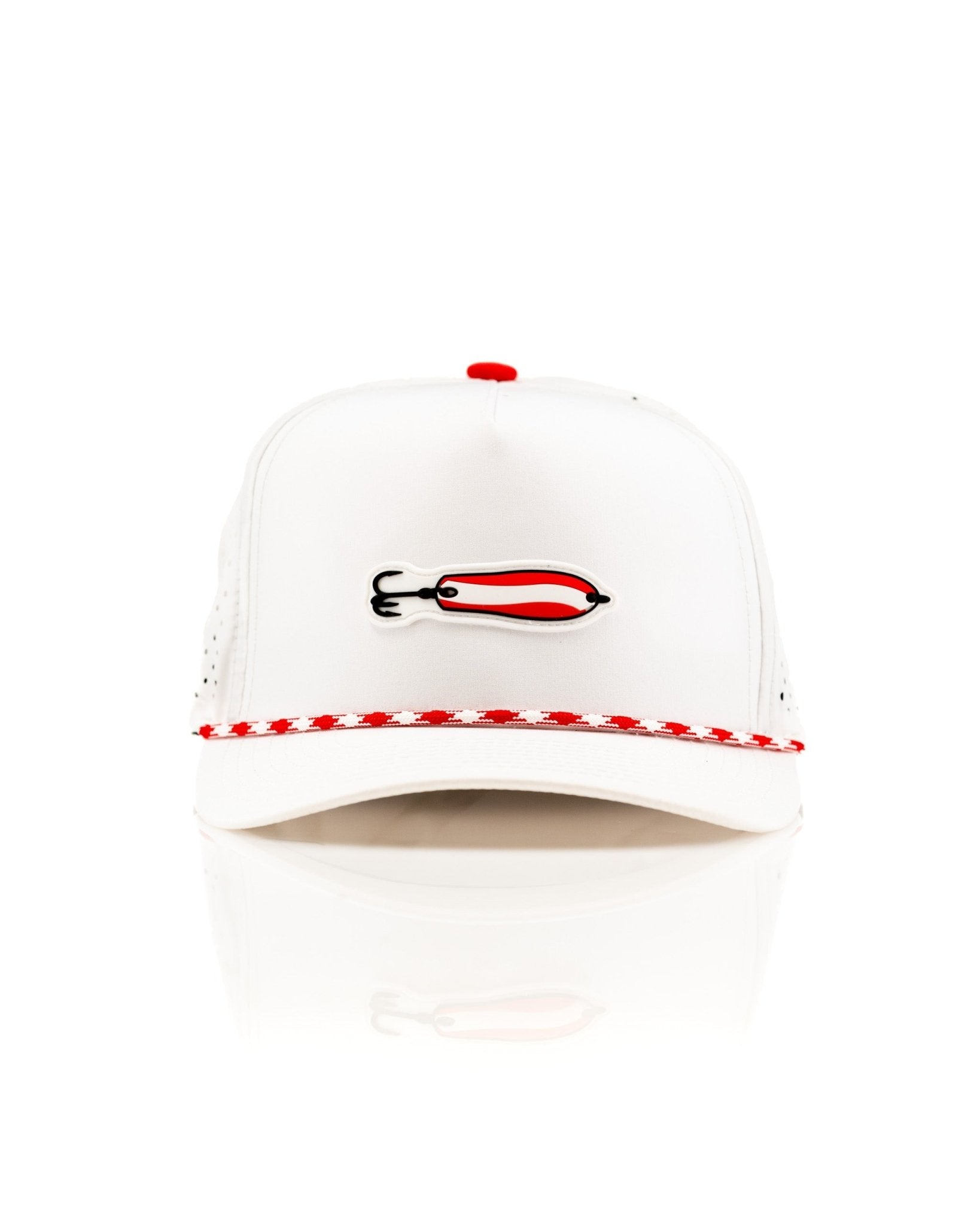 Dare Devil Spoon White - Perforated Rope Hat - Club Rehab