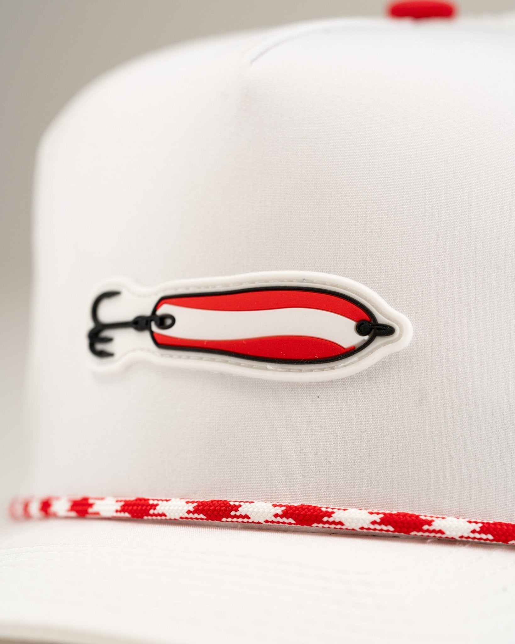 Dare Devil Spoon White - Perforated Rope Hat - Club Rehab