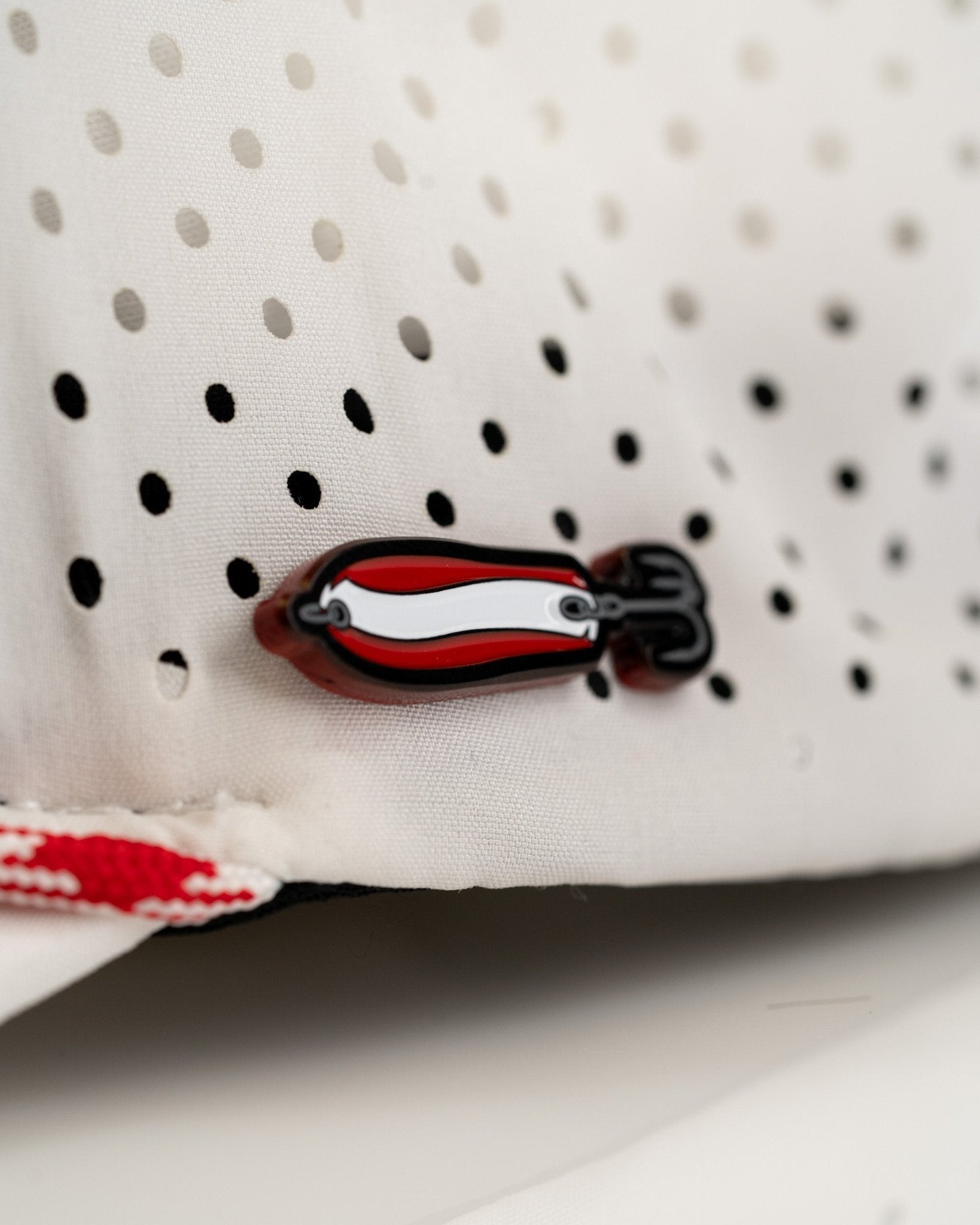 Dare Devil Spoon White - Perforated Rope Hat - Club Rehab