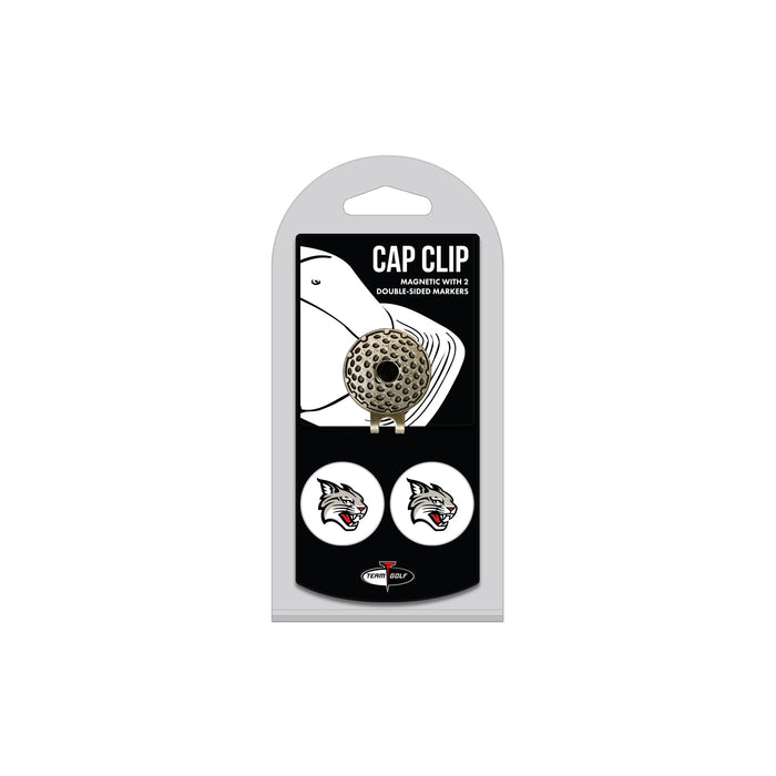 DAVIDSON COL hat clip with two golf ball markers