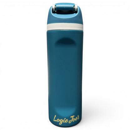 Deep Dive Hydration Bottle | 24oz Insulated Stainless Steel | Flip Straw Lid w/ Handle - Club Rehab
