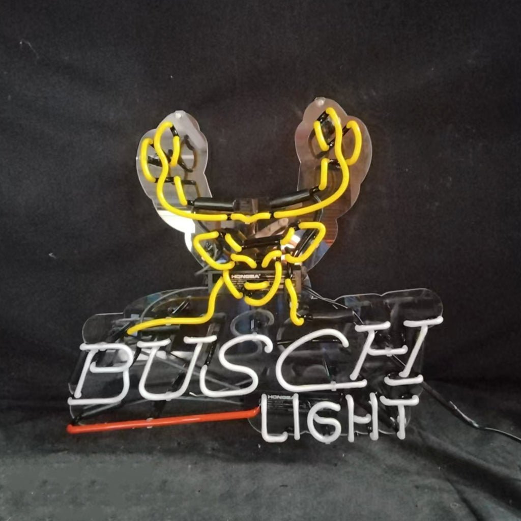 Deer Busch Light Beer Neon Signs Light - Club Rehab
