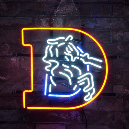 Denver Broncos Horse Neon Signs - Club Rehab