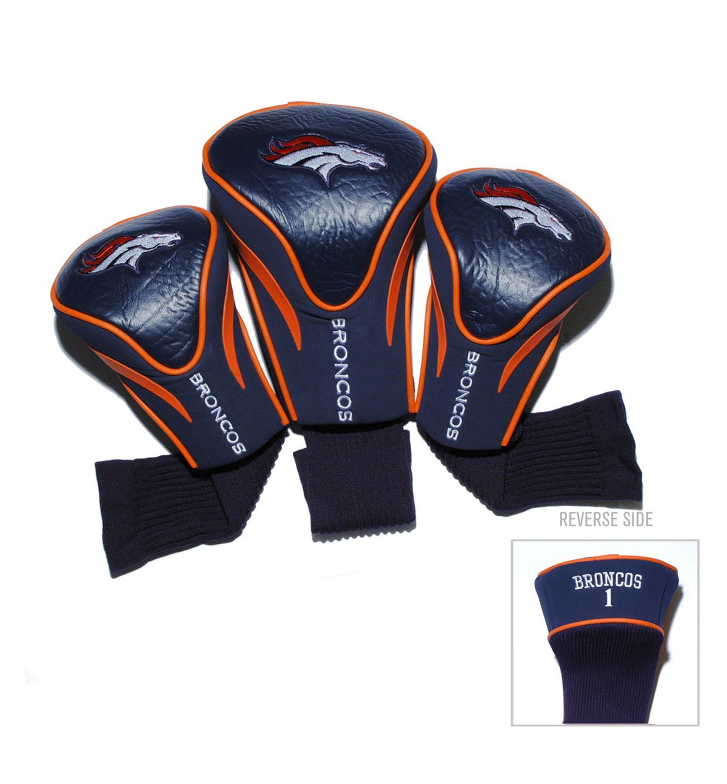 Denver Broncos NFL Contour 3 Pack Headcovers - Club Rehab
