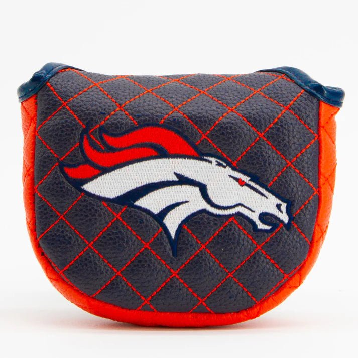 Denver Broncos Quilted Headcovers – Broncos Country Collection - Mallet Putter Solid - Club Rehab