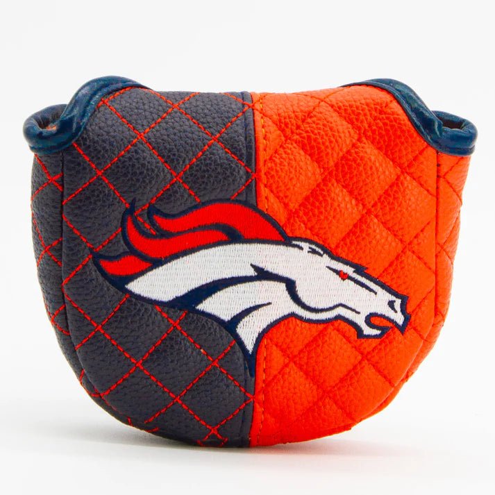 Denver Broncos Quilted Headcovers – Broncos Country Collection - Mallet Putter Split - Club Rehab