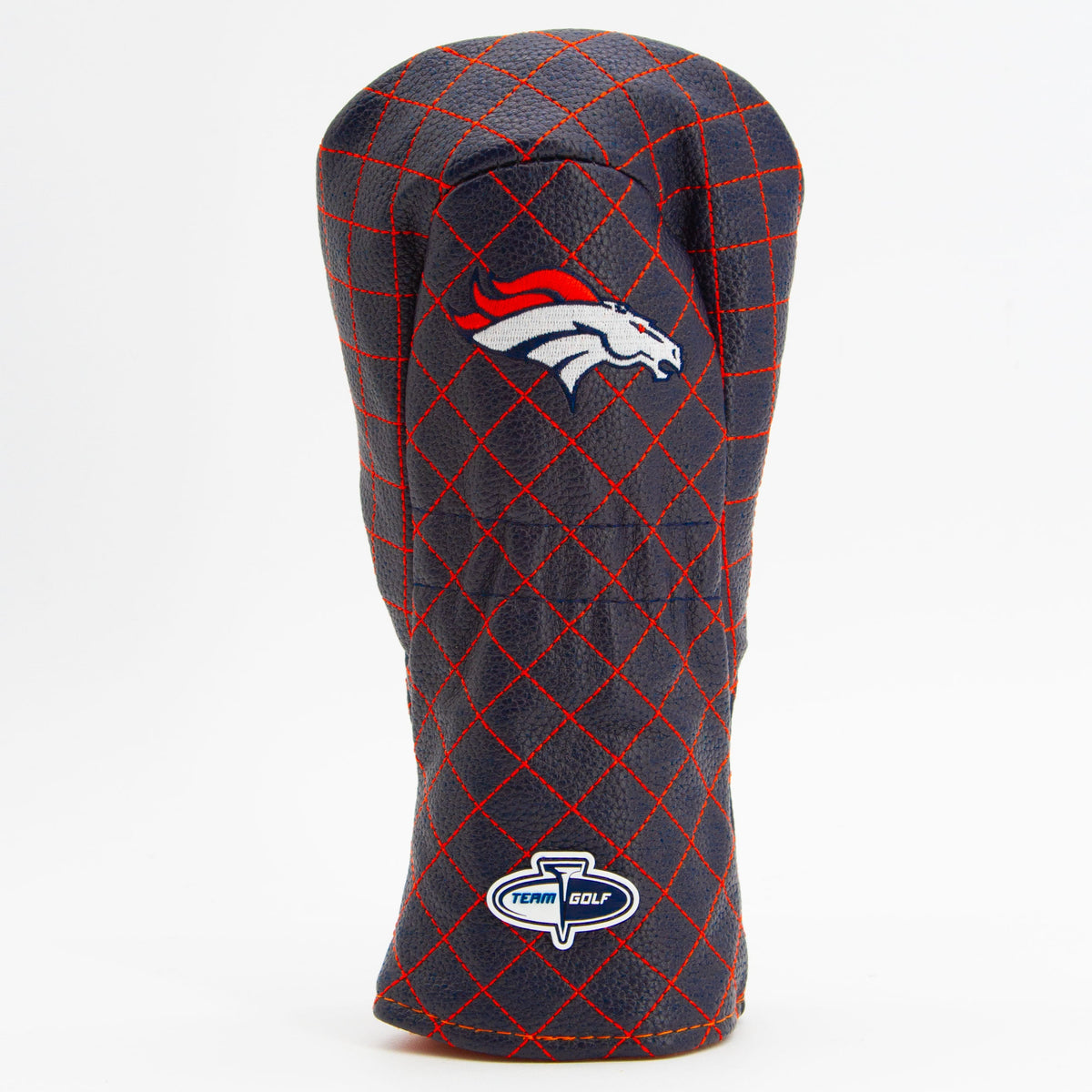 Denver Broncos Solid Quilted Fairway Headcover, back view