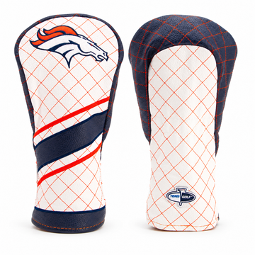 Denver Broncos Striped Quilted Fairway Headcover
