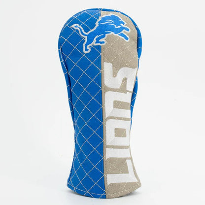 Detroit Lions Quilted Headcovers – One Pride Collection - Fairway Split - Club Rehab