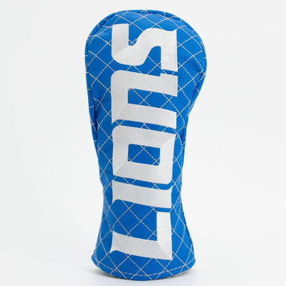 Detroit Lions Quilted Headcovers – One Pride Collection - Fairway Solid - Club Rehab