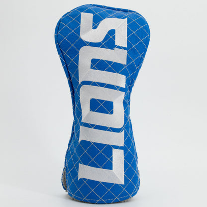Detroit Lions Solid Driver quilted headcover, front view