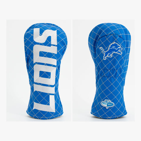 Detroit Lions gestepptes Fairway-Holz-Headcover