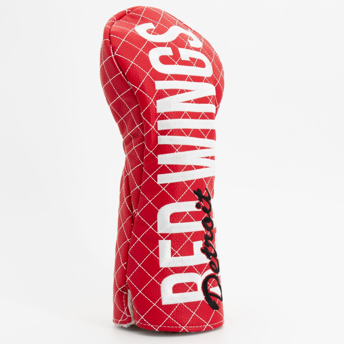 Detroit Red Wings solid driver quilted golf headcover alternate view