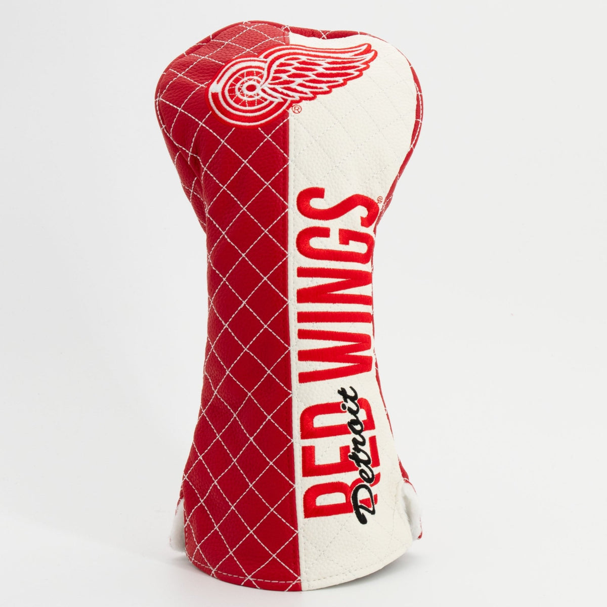 Detroit Red Wings stripe driver quilted golf headcover