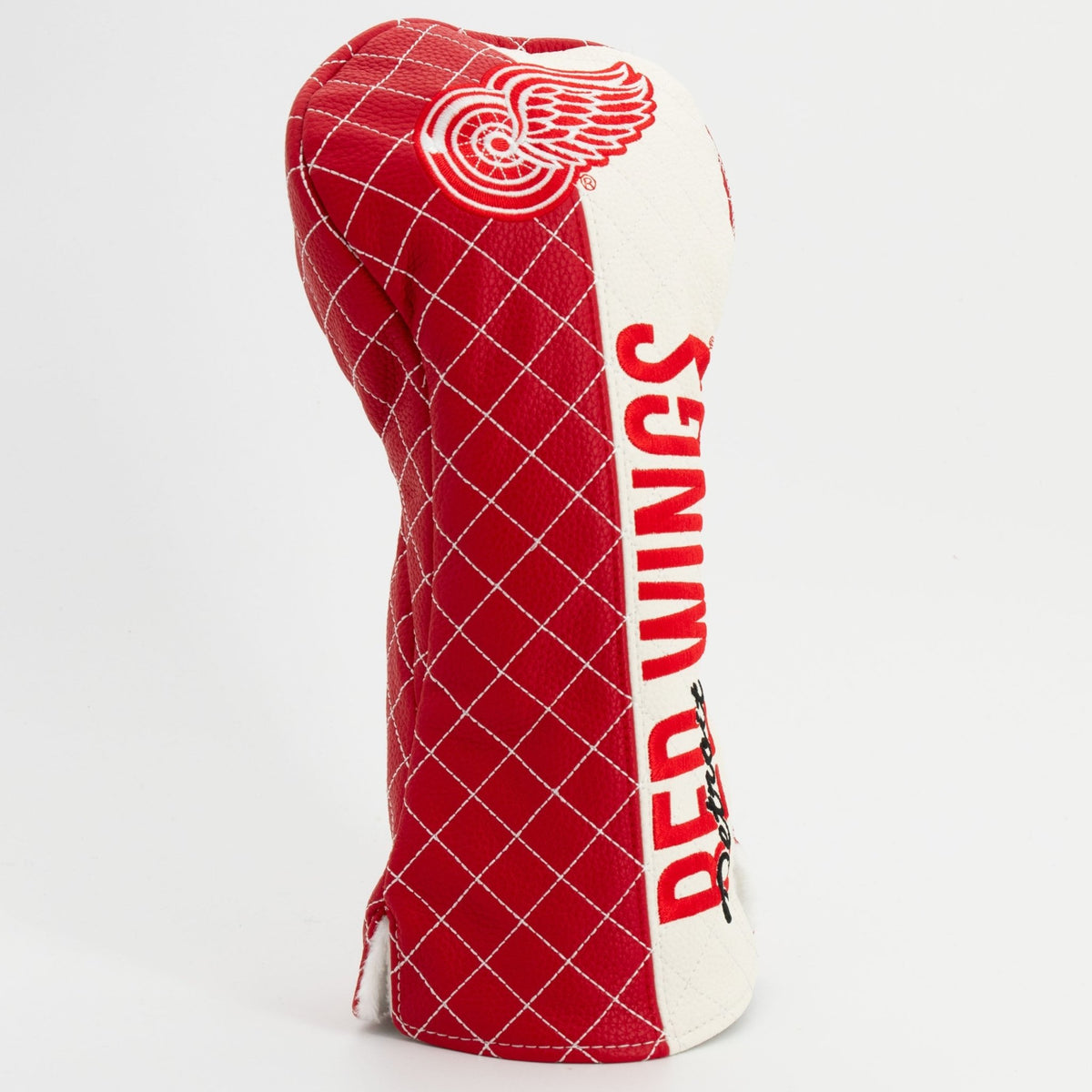 Detroit Red Wings split driver quilted golf headcover alternate view