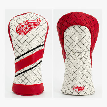 Detroit Red Wings Fairway-Schlägerhaube mit Streifenmuster und Steppung