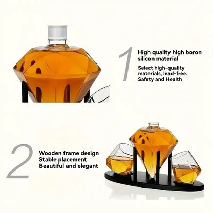 Diamond Decanter Gift Set - Club Rehab
