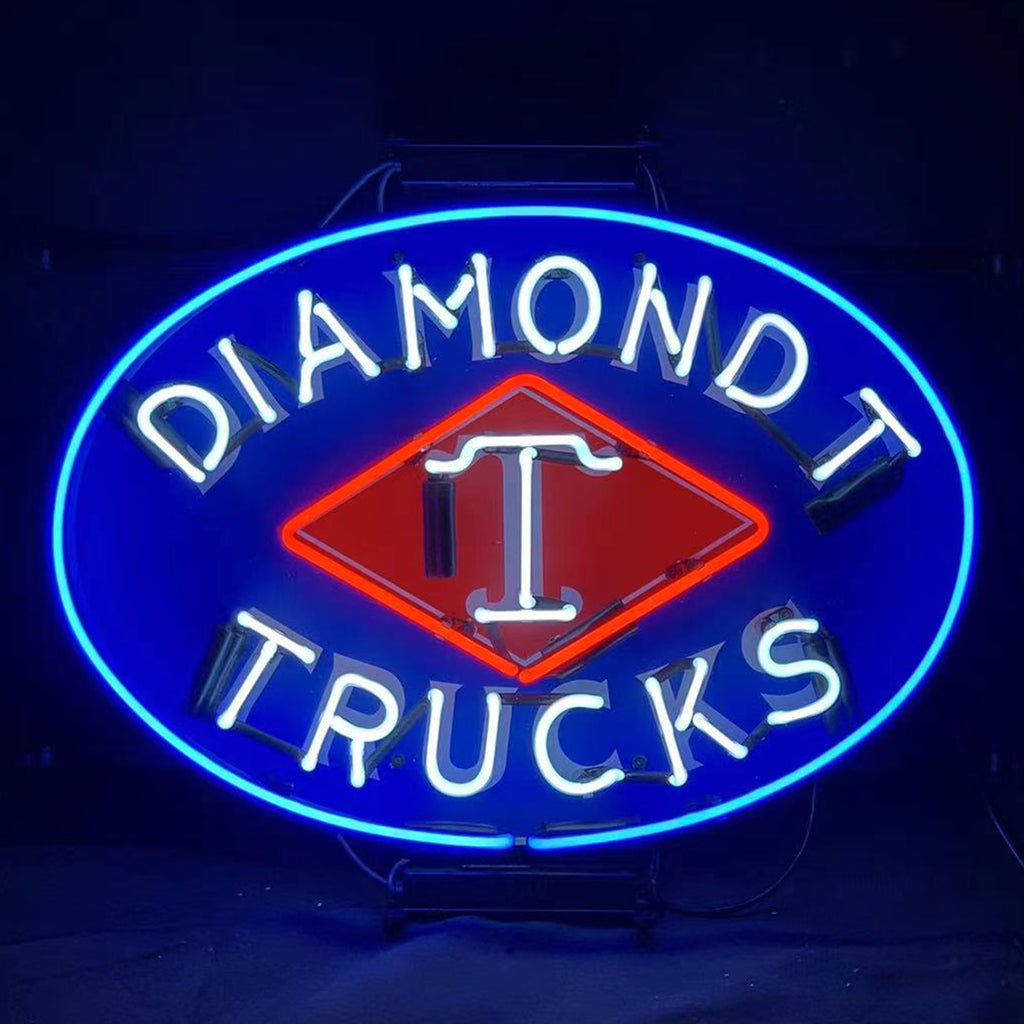 Diamond T Trucks Car Neon Signs Light - Club Rehab