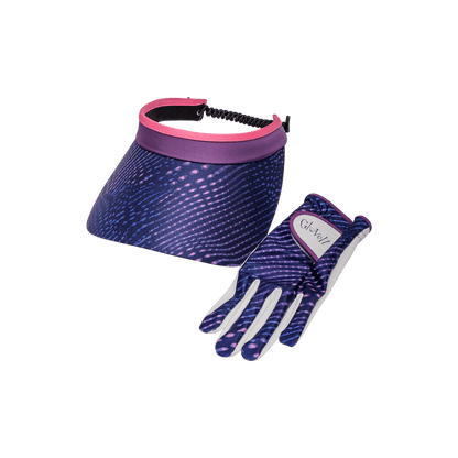 Digital Dusk Print And Solid Coil Visors - Club Rehab