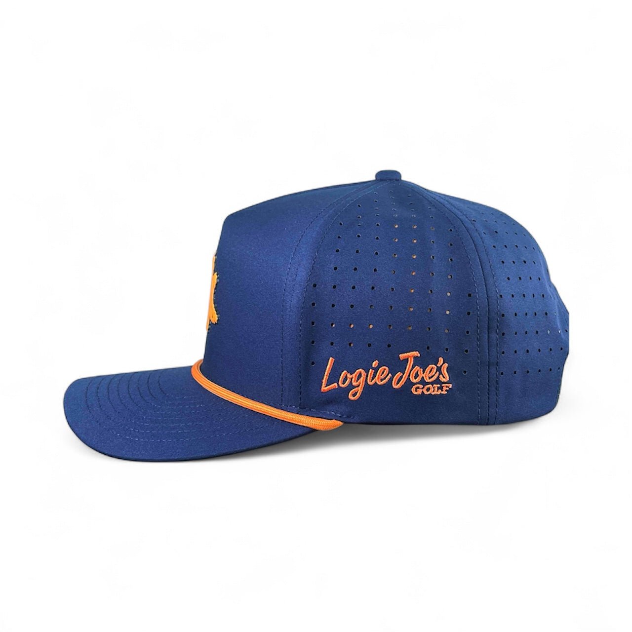 Dino Nugget Golf Hat | Snapback Cap | Built-in Magnetic Ball Marker Holder + Marker Included | Dinosaur Chicken | Adjustable - Club Rehab