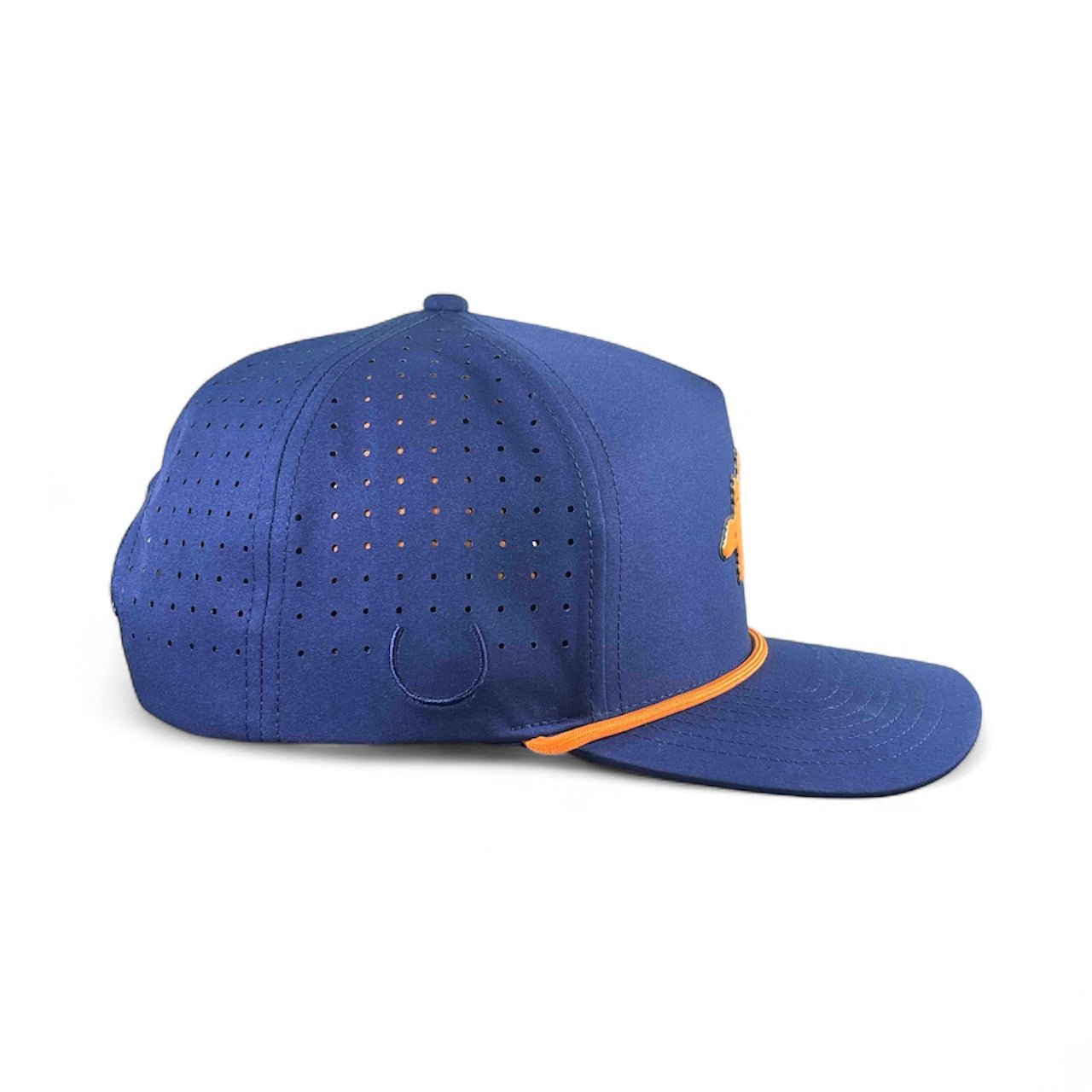 Dino Nugget Golf Hat | Snapback Cap | Built-in Magnetic Ball Marker Holder + Marker Included | Dinosaur Chicken | Adjustable - Club Rehab