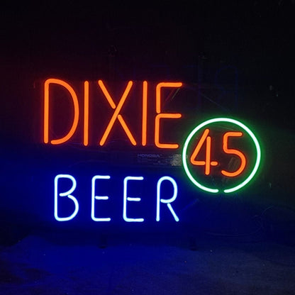 Dixie Beer 45 Neon Signs Light - Club Rehab