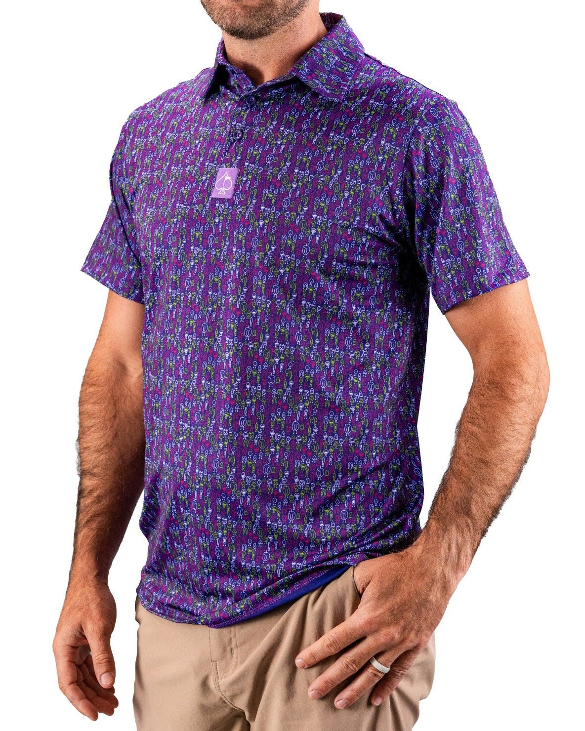 Doodle Guy Purple - S - Club Rehab