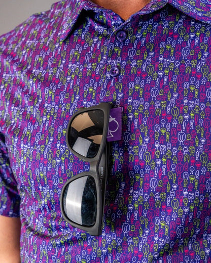 Doodle Guy Purple - S - Club Rehab