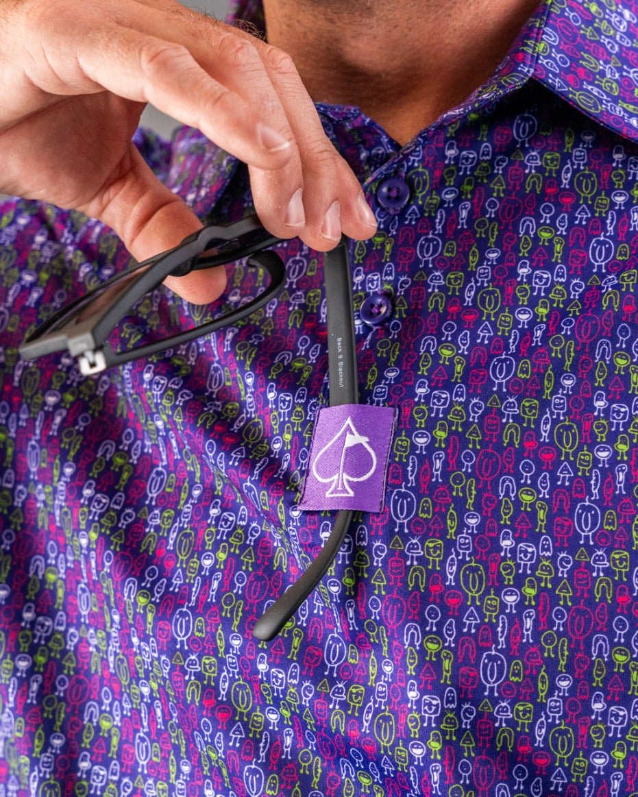 Doodle Guy Purple - S - Club Rehab